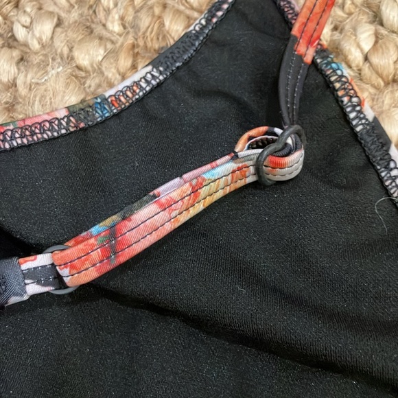 NWOT Nordstrom Leith floral print one piece bathing swim suit flower - Picture 7 of 8